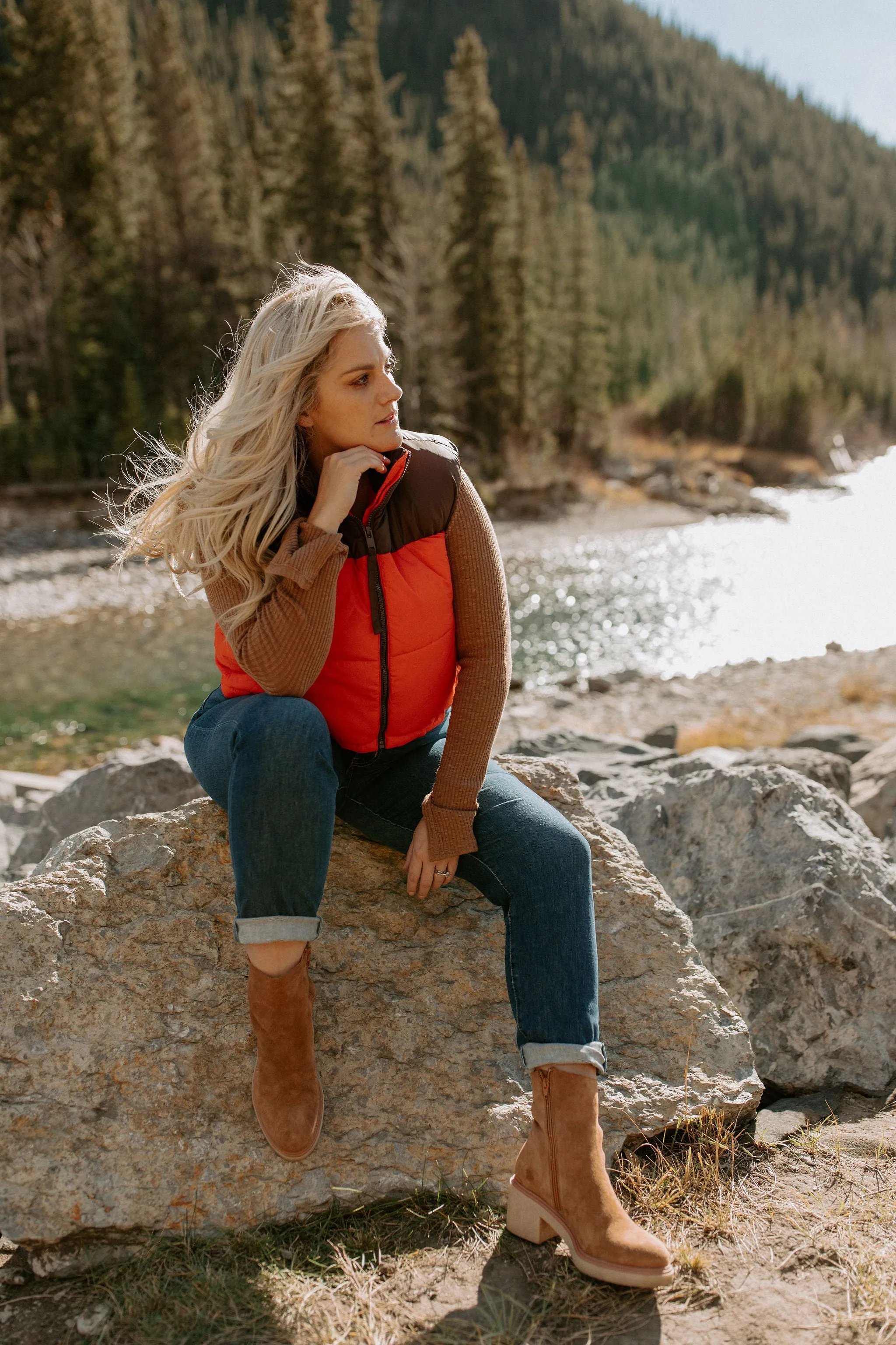The Rose Suede Boot by Sister X Soeur - Tan