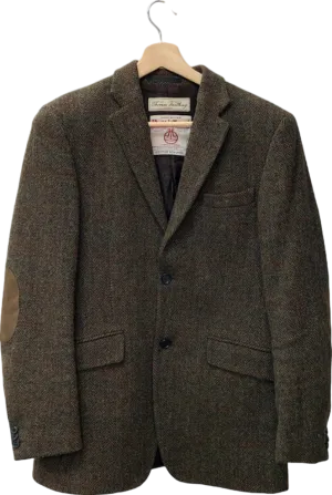 Thomas Farthing Brown Harris Tweed Blazer 36L