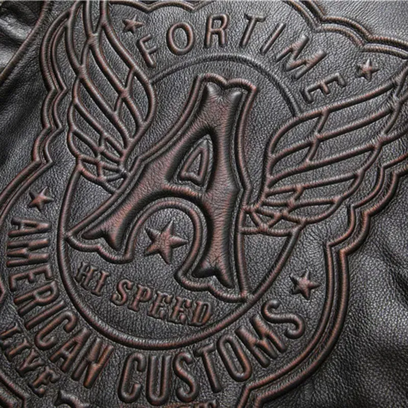 Timeless Oblique Zipper Leather Jacket