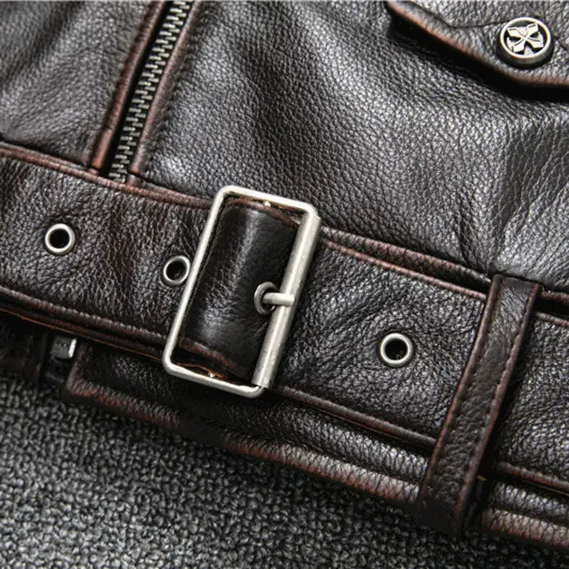 Timeless Oblique Zipper Leather Jacket