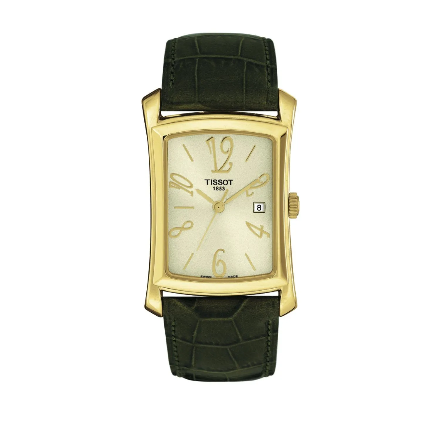 Tissot 20mm Retro Green Leather Strap