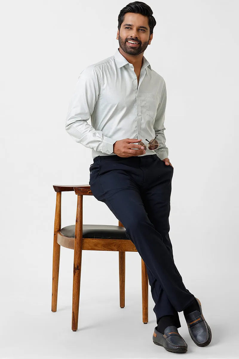 Tornado - Pastel Green Formal Shirts For Men | Ariser