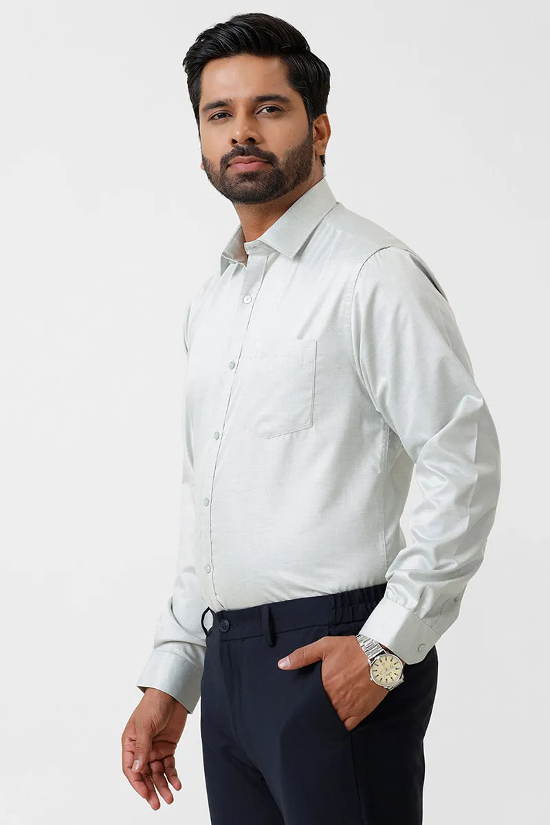 Tornado - Pastel Green Formal Shirts For Men | Ariser
