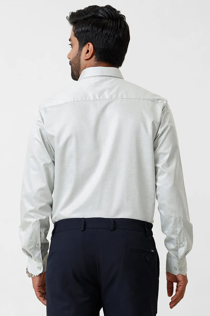 Tornado - Pastel Green Formal Shirts For Men | Ariser