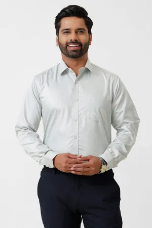Tornado - Pastel Green Formal Shirts For Men | Ariser