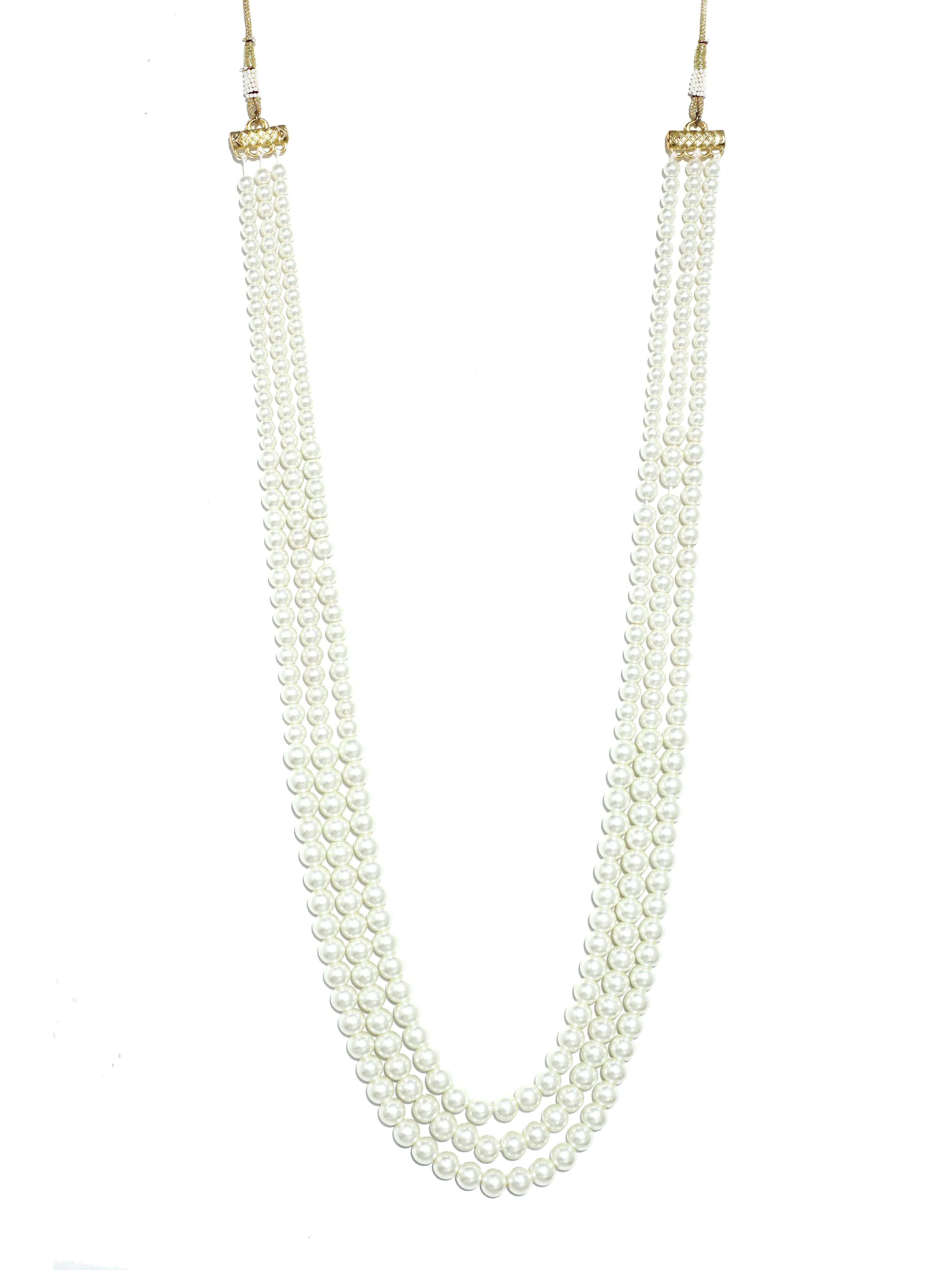 Traditional Pearl Maharaja Moti Mala for Men