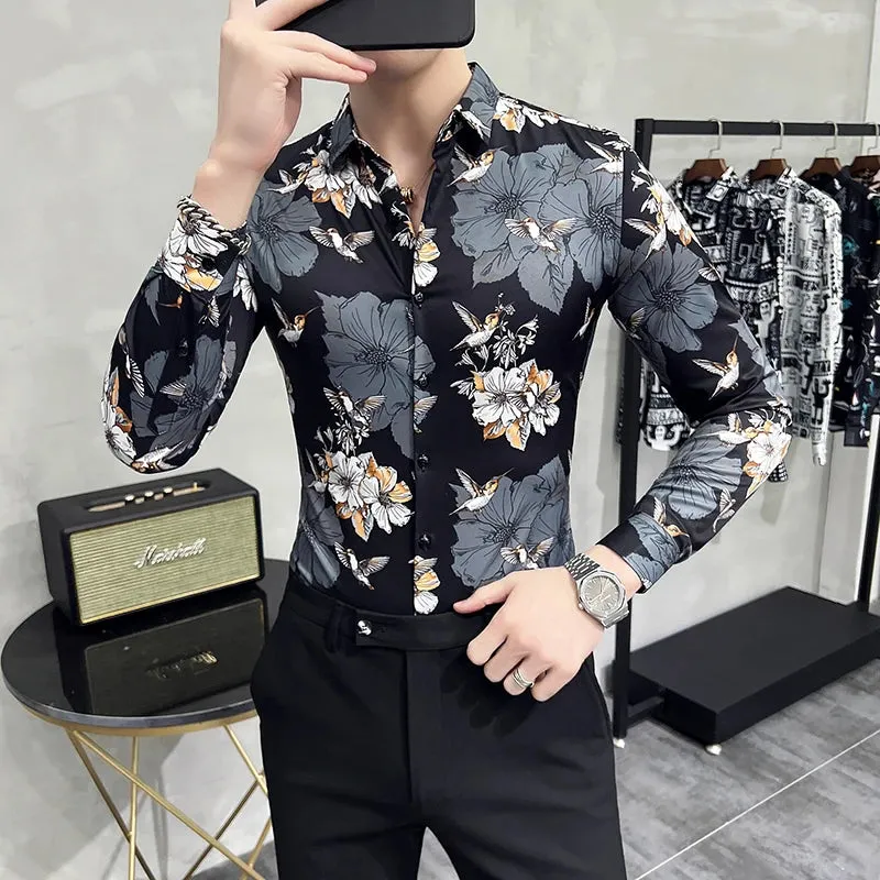 TrendWear Herren Floral Hemd