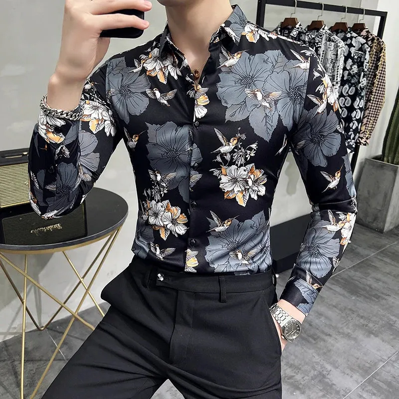 TrendWear Herren Floral Hemd