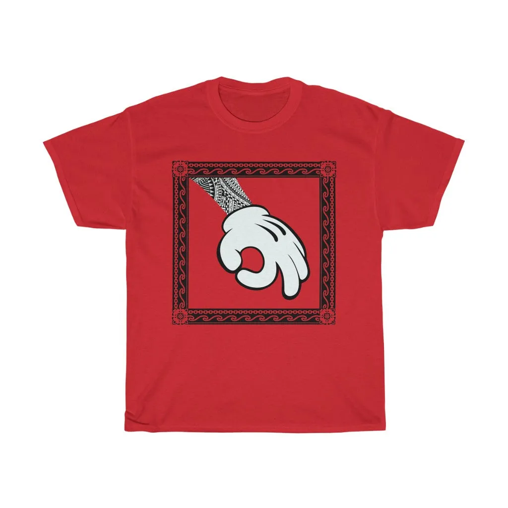 Tribal Circle Hand Unisex Heavy Cotton Tee