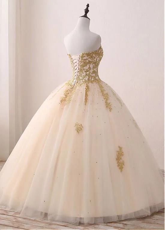 Tulle Sweetheart Long Formal Gowns, Sweetheart Gorgeous Party Dress, Women Formal Dresses