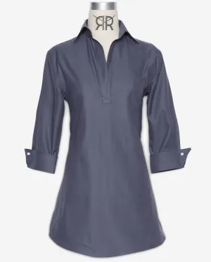 Tunic - Grey with White Back