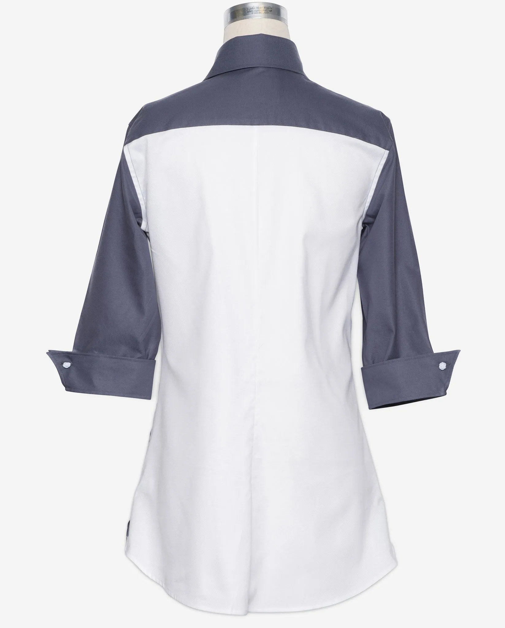 Tunic - Grey with White Back