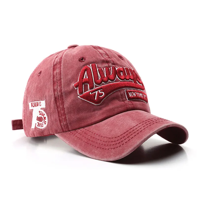 Unisex Retro Letters Embroidery Cap