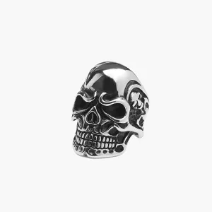 UNISEX RETRO SKULL RING