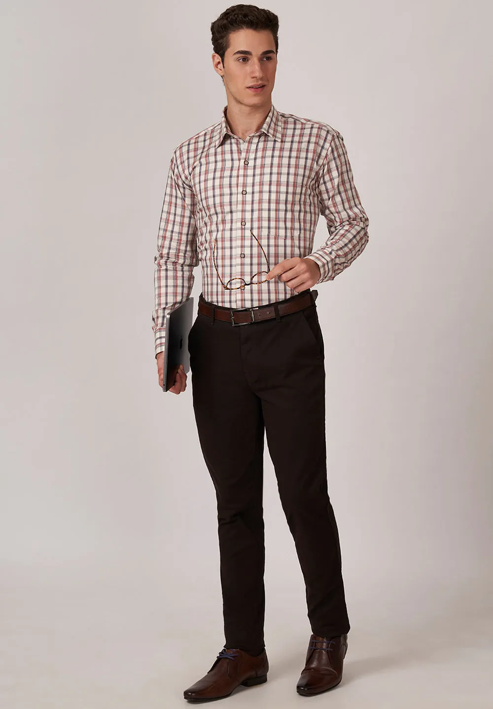 Urban Twist Pure Cotton Formal- Regular Fit  Shirt - 49117