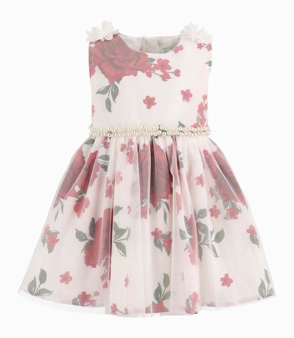 Vestido Bebé Con Flores