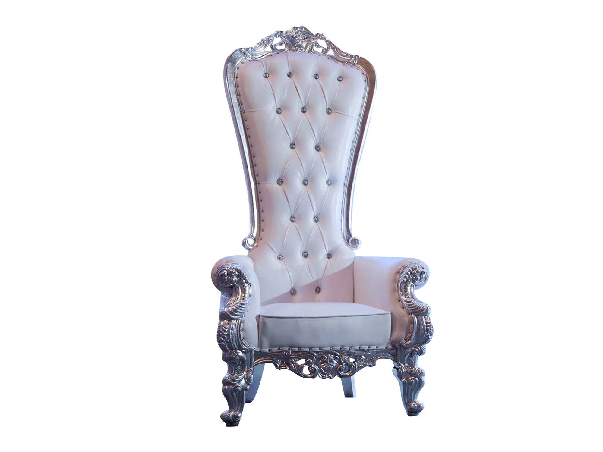 VICTORIA THRONE CHAIR - PLATINUM