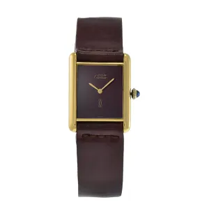 Vintage Must de Cartier 1970's Vermeil Manual Wind watch