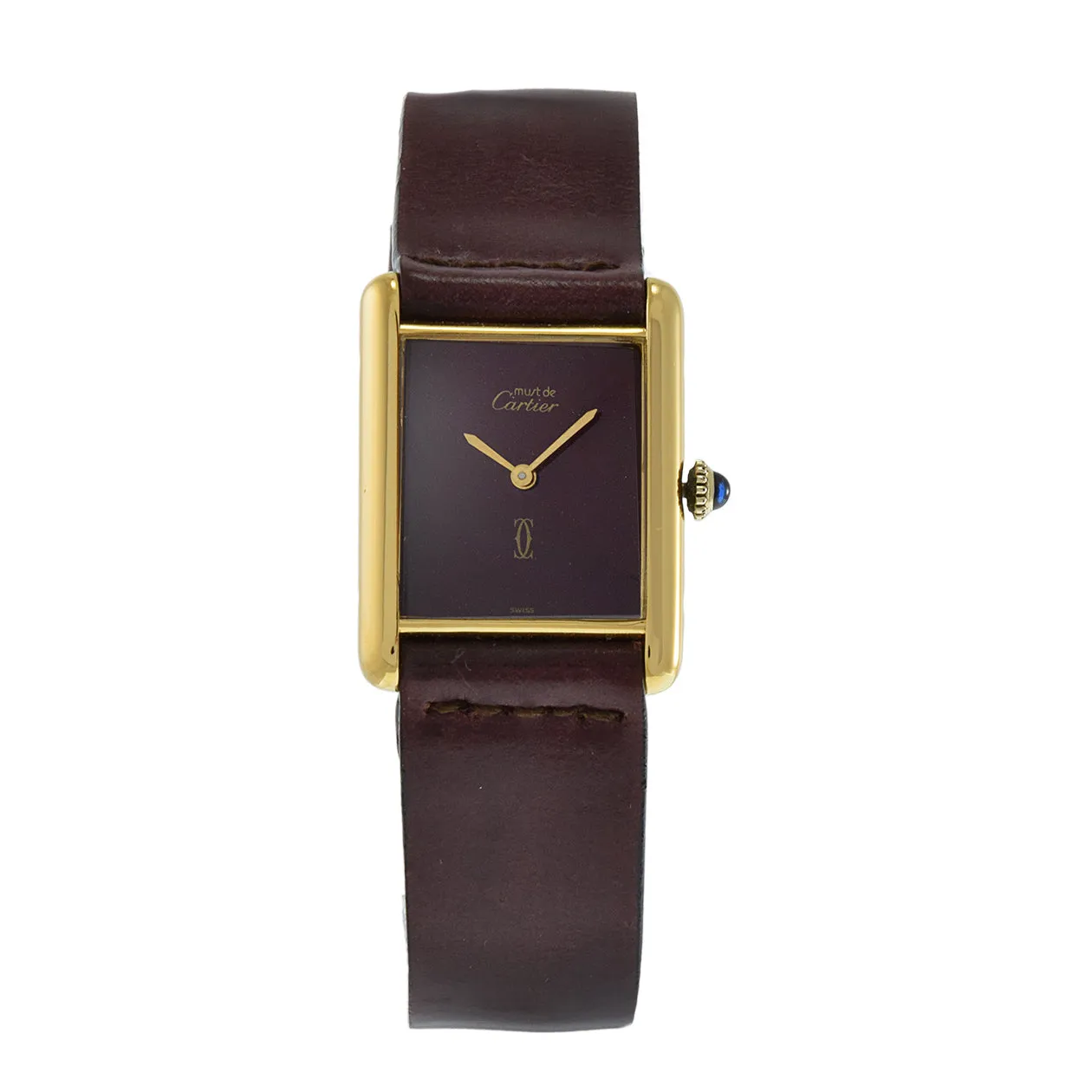 Vintage Must de Cartier 1970's Vermeil Manual Wind watch