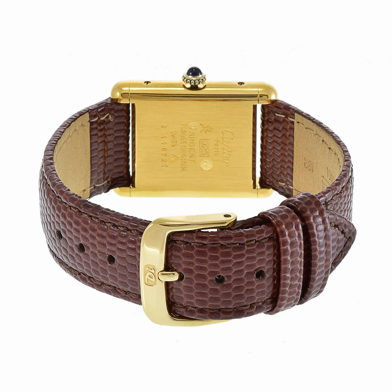 Vintage Must de Cartier 1970's Vermeil Manual Wind watch
