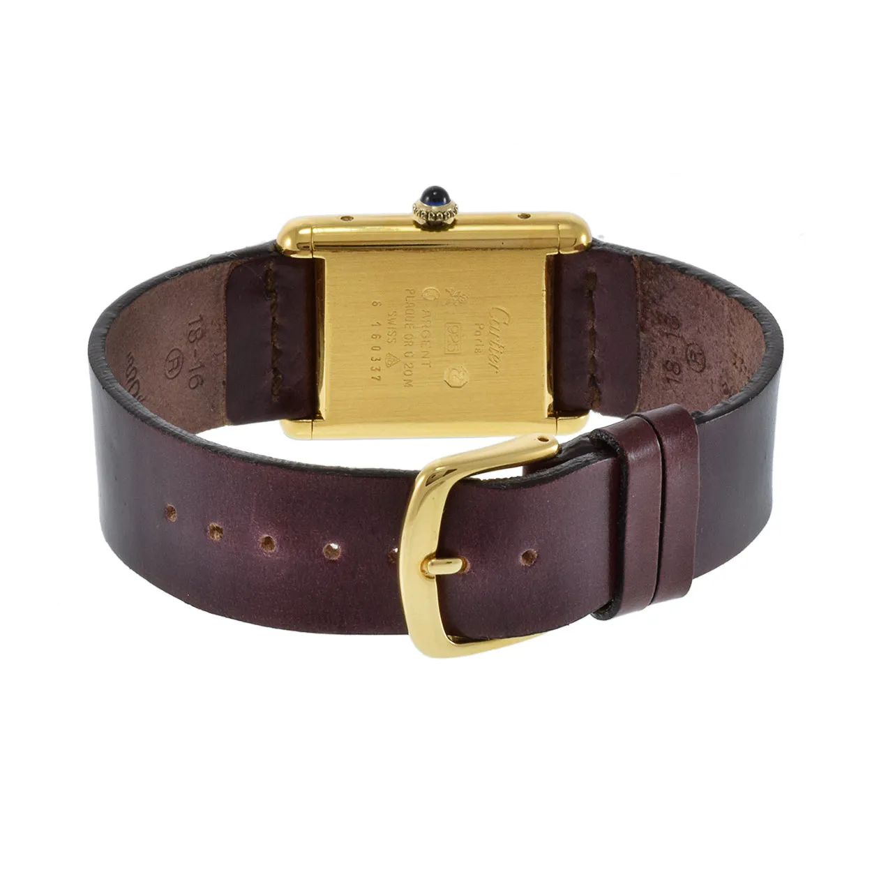 Vintage Must de Cartier 1970's Vermeil Manual Wind watch