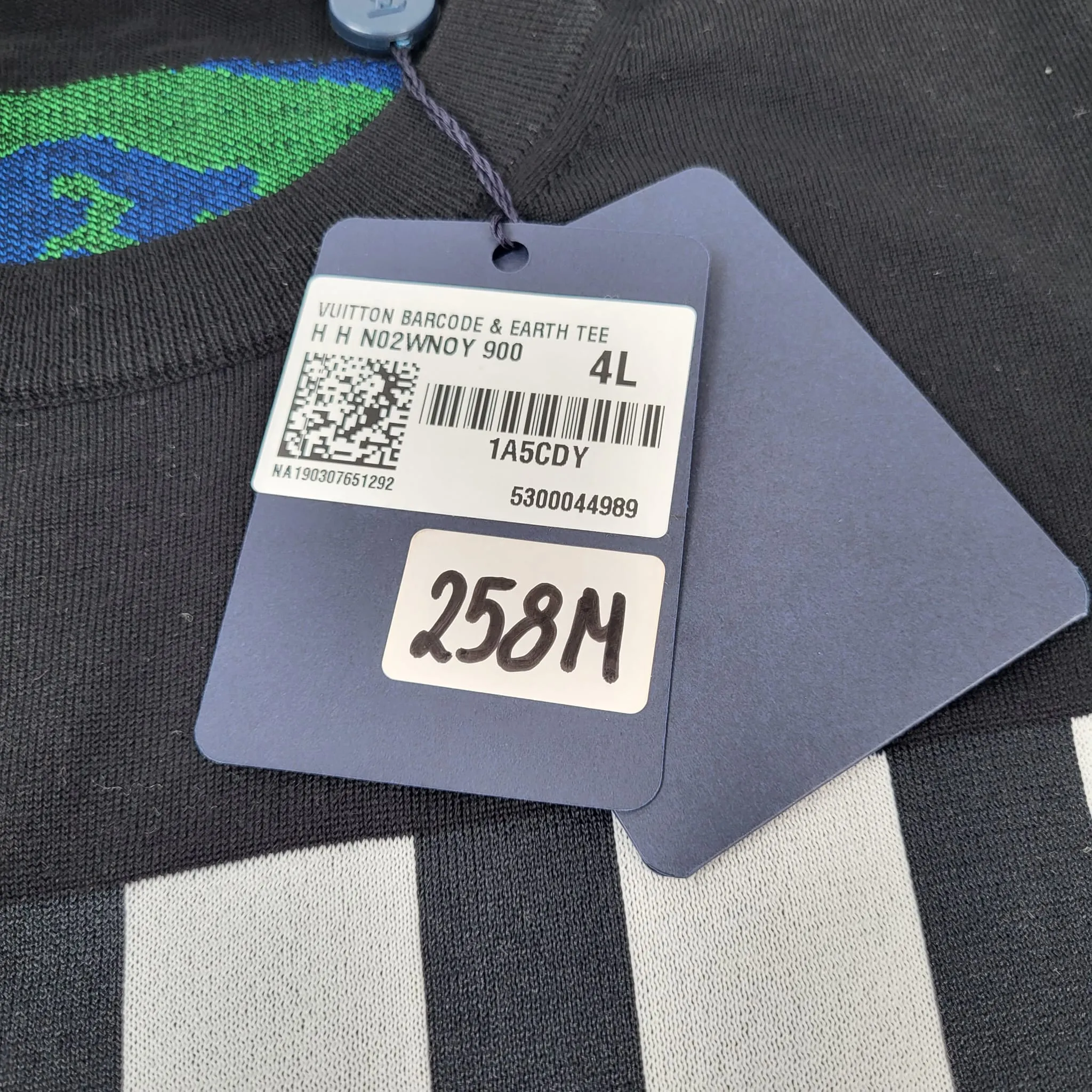 Vuitton Barcode & Earth T-Shirt