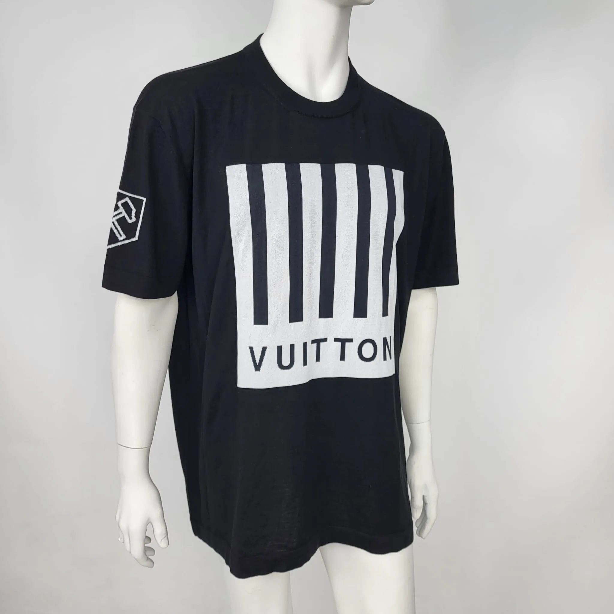 Vuitton Barcode & Earth T-Shirt