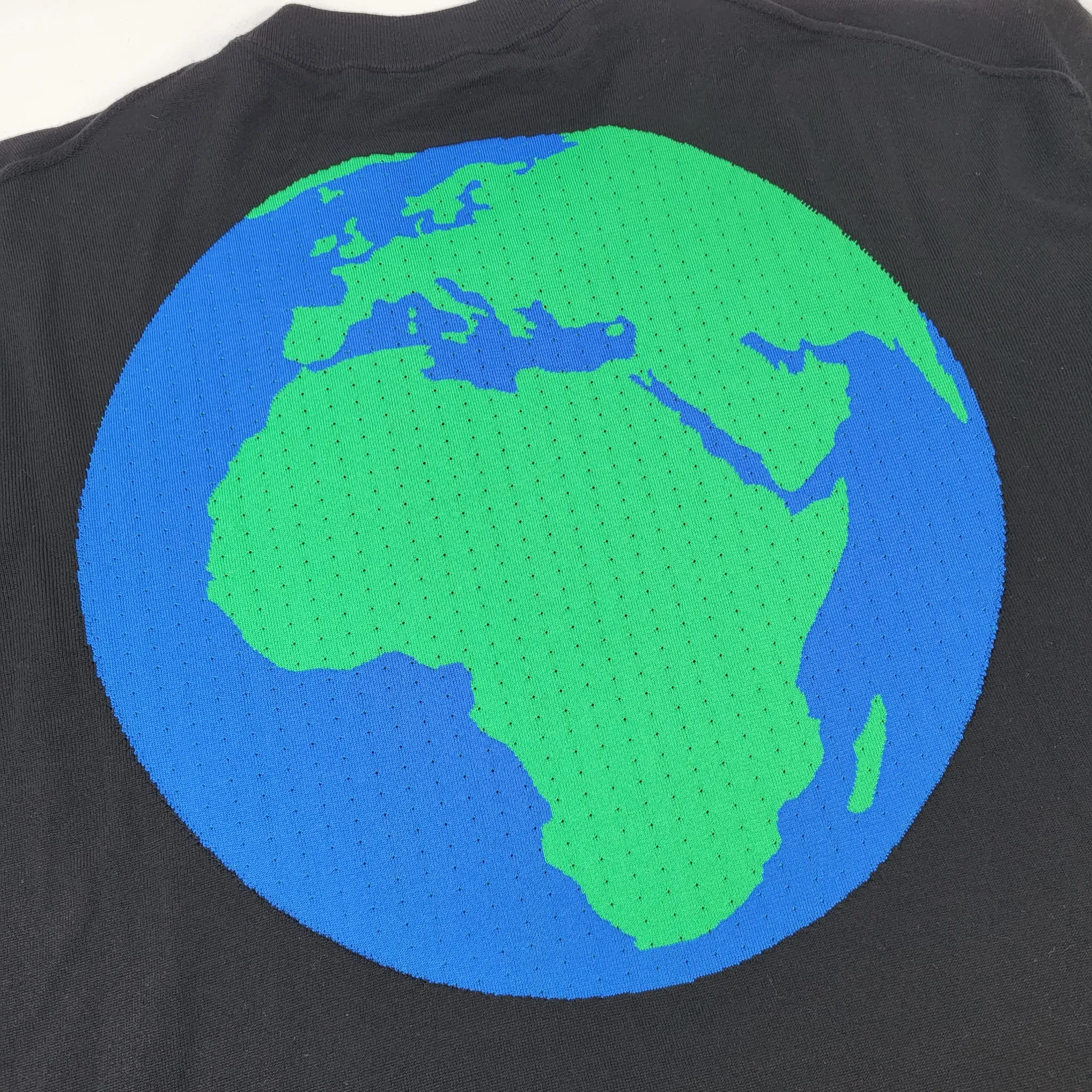 Vuitton Barcode & Earth T-Shirt