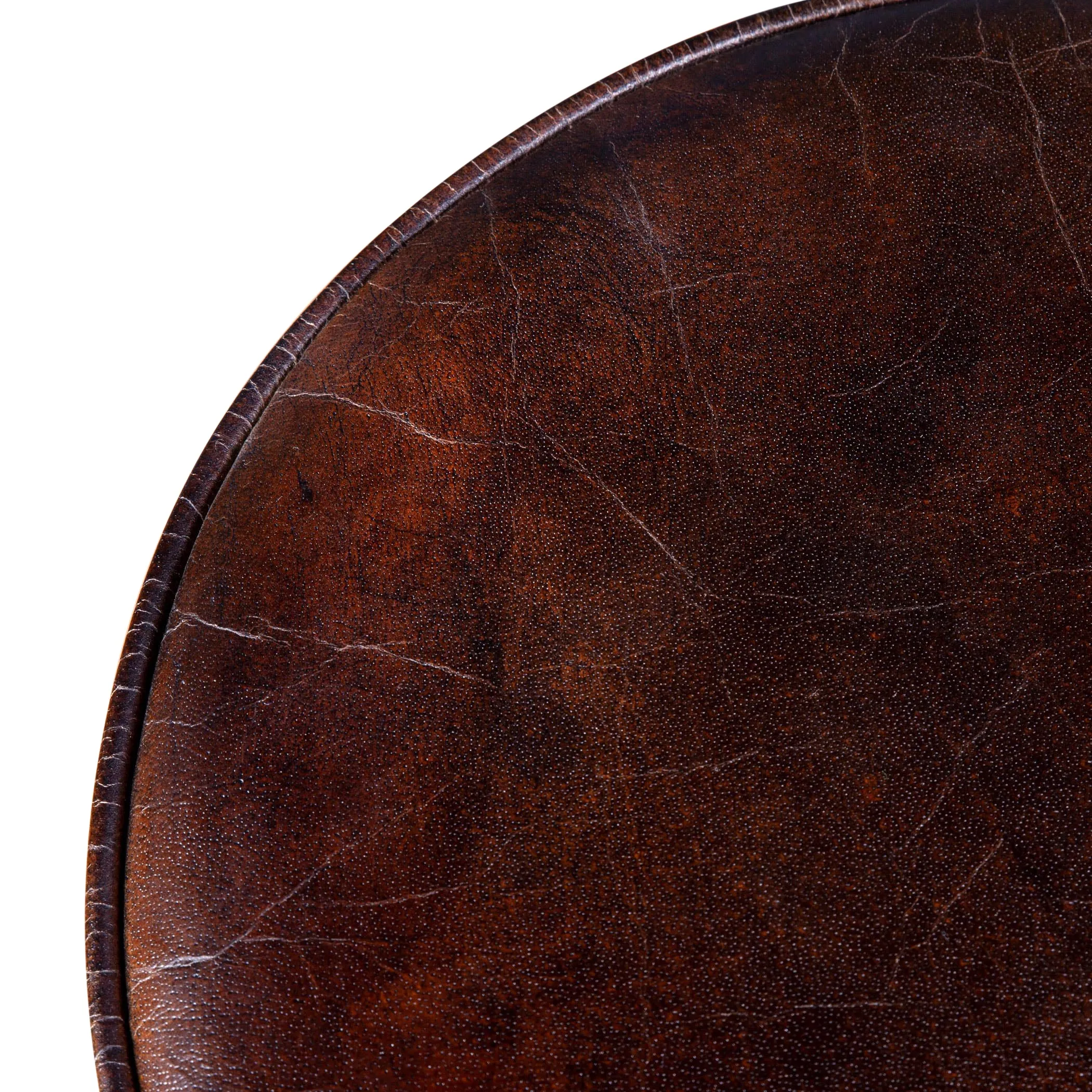 Wellington Adjusting Stool Brown Leather