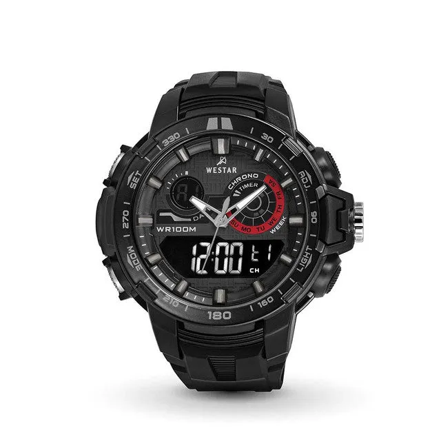 Westar Men's Digital Casual Quartz Watch