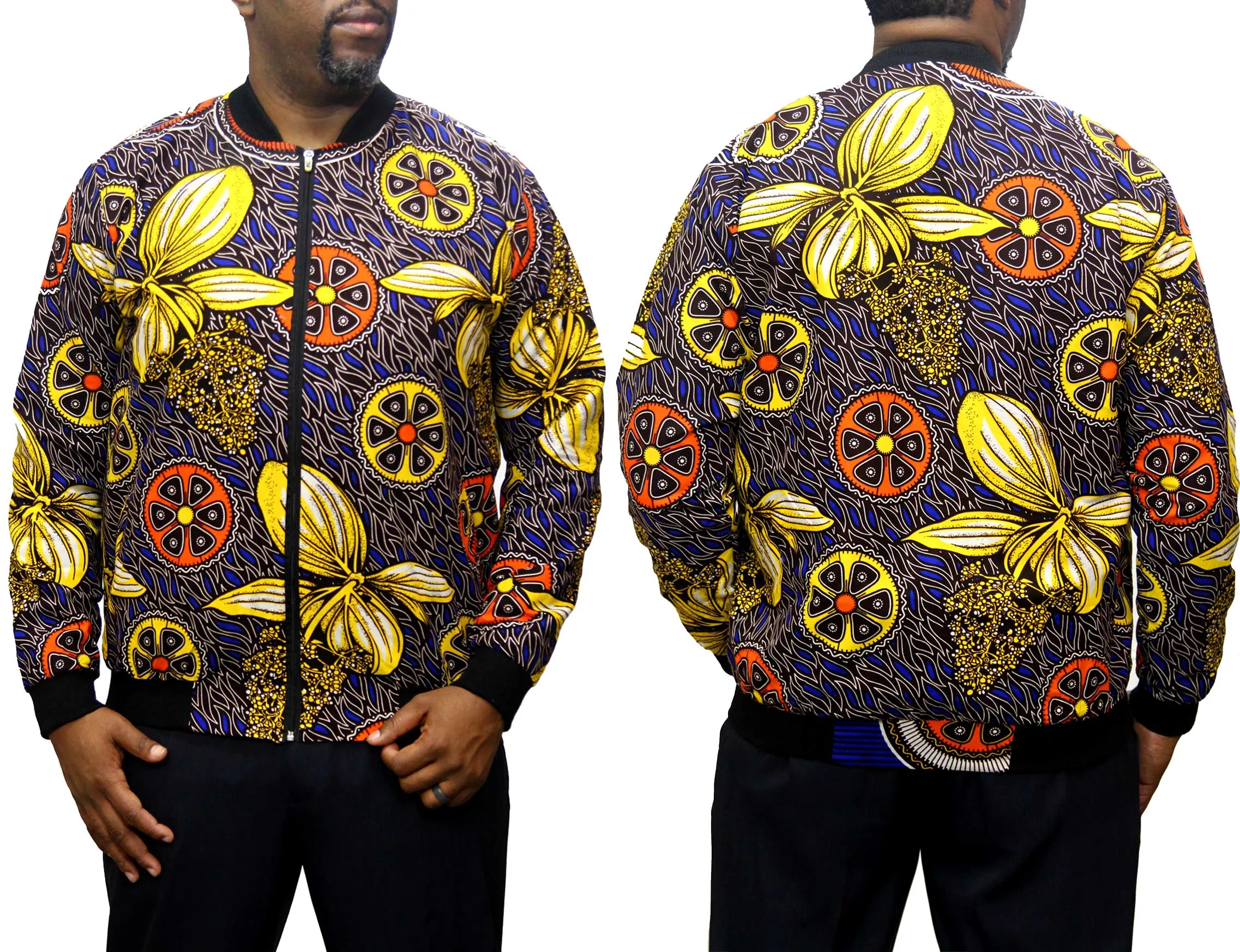 Wheels Ankara Men's Bomber Jacket