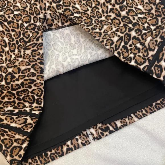 White House Black Market Leopard Print Pencil Skirt work