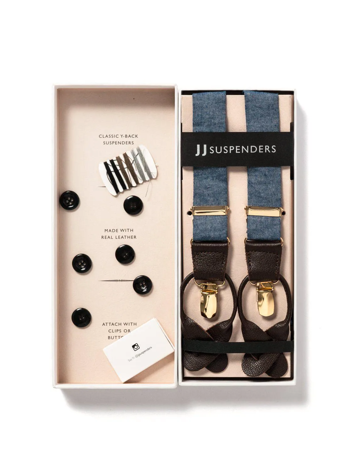 Windmill Wanderer - Chambray Suspenders
