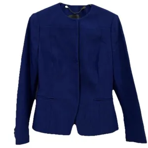 Women’s Proenza Schouler Blue Blazer Jacket Full Zip Size 4 Fancy Formal