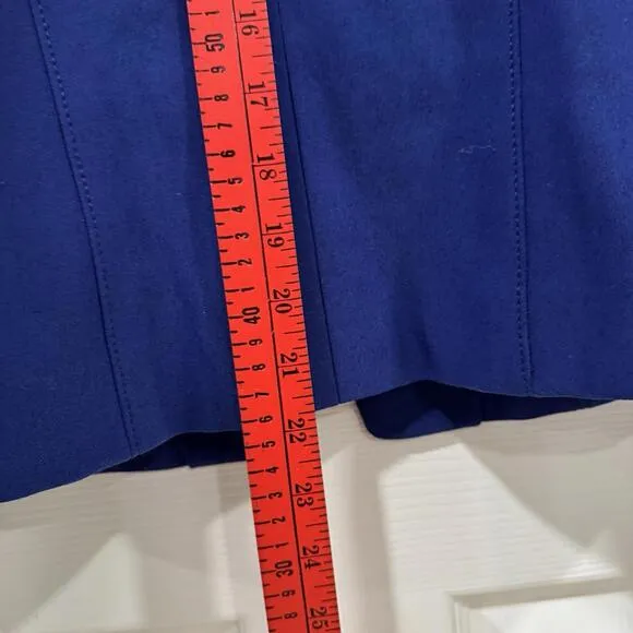 Women’s Proenza Schouler Blue Blazer Jacket Full Zip Size 4 Fancy Formal