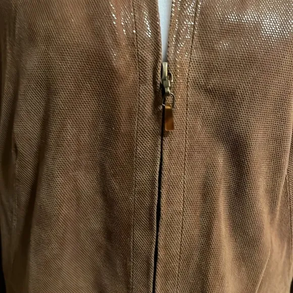 Worth Leather Jacket Size 10