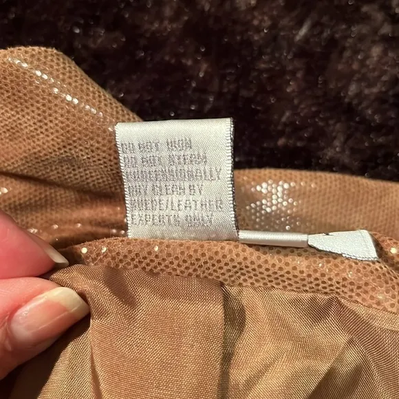 Worth Leather Jacket Size 10