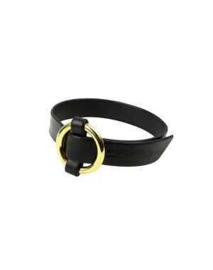 Woven O-Ring Choker Black