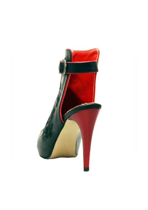 Zeyzani Open Back Ankle Boot Final Sale